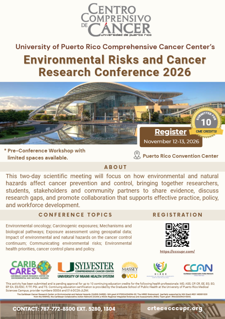 Environmental Risks and Cancer Research Conference 2026 brochure